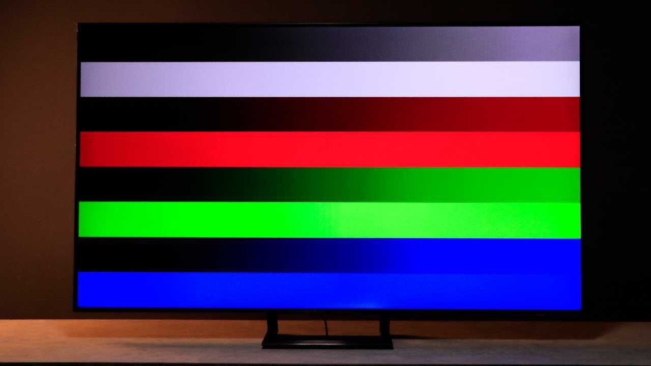 شیب رنگ تلویزیون سامسونگ BU8500